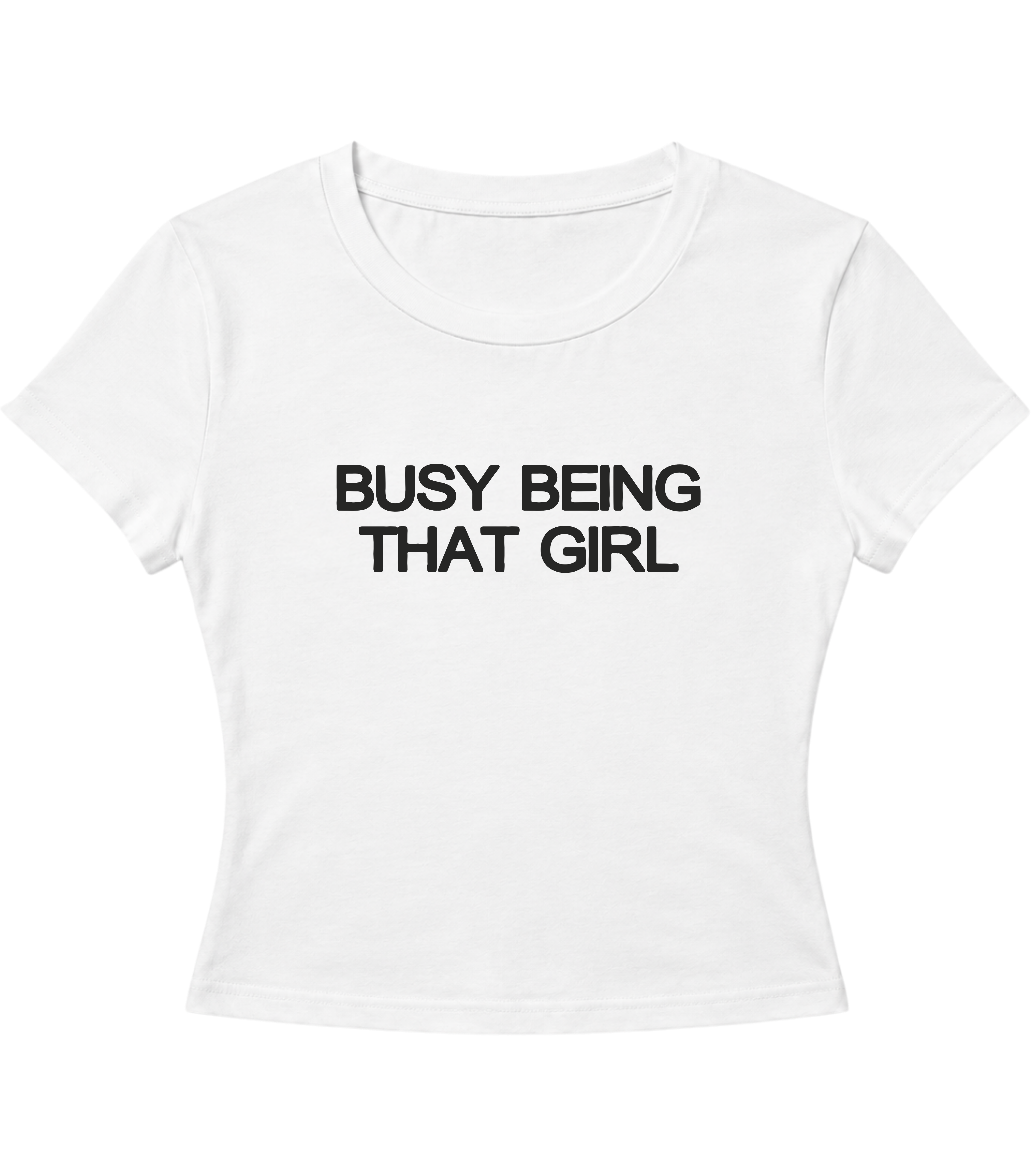 Busy Being That Girl Graphic Baby Tee