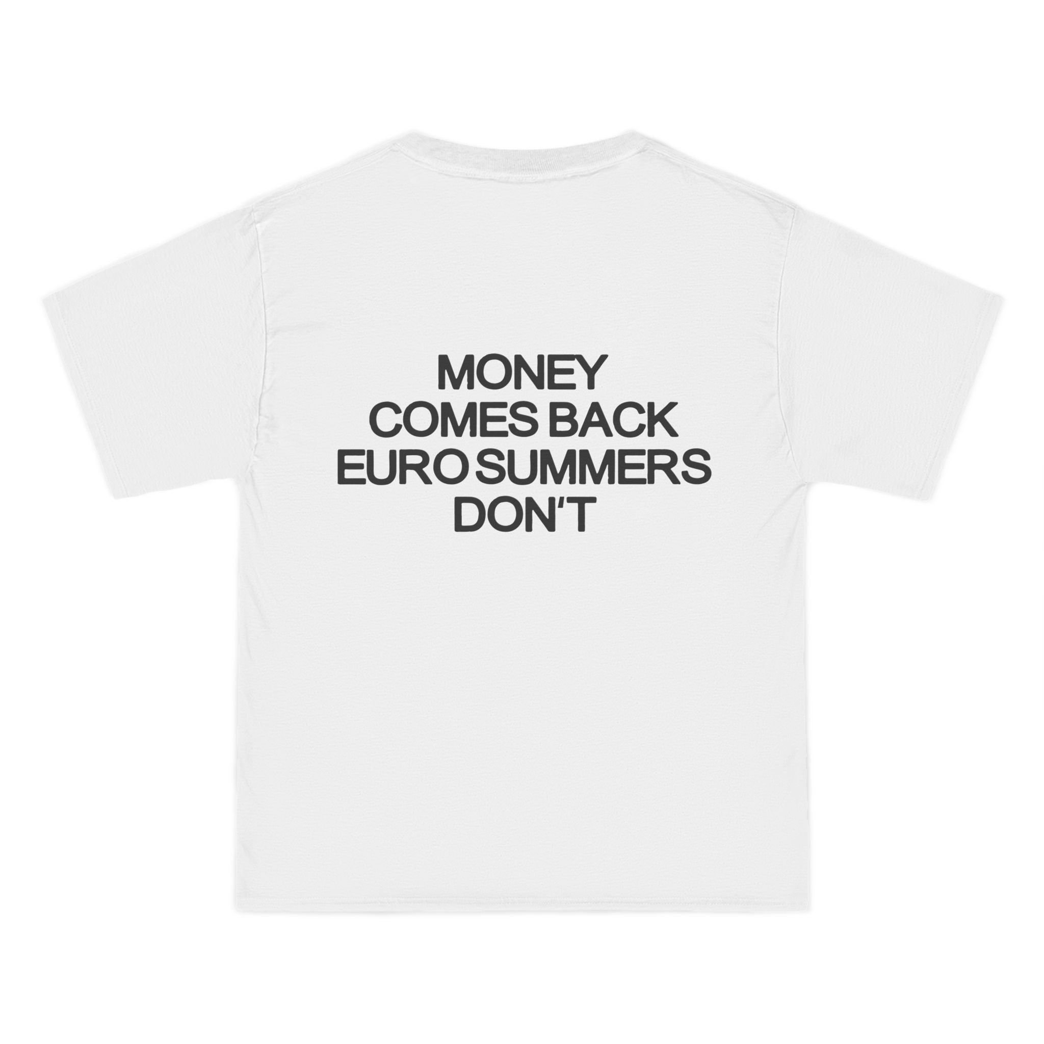 Money Comes Back Euro Summers Don't Mens T-Shirt